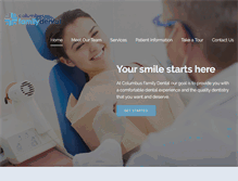 Tablet Screenshot of dentistcolumbusne.com